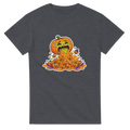 Funny Halloween t-shirt with cute pumpkin who's had too much pumpkin spice (view 1 of 3)