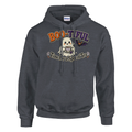 Funny Halloween hoodie with cheerful ghost with a cup of tea, 'Boo-tiful Time for a Spot of Tea' (view 1 of 5)