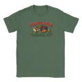 Funny Christmas t-shirt with 'Christmas Dinner Survival Kit' with gravy, cracker crown, chocolates and a sprout (view 1 of 5)