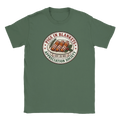 Funny Christmas t-shirt with vintage-style 'Pigs in Blankets Appreciation Society' badge (view 1 of 5)